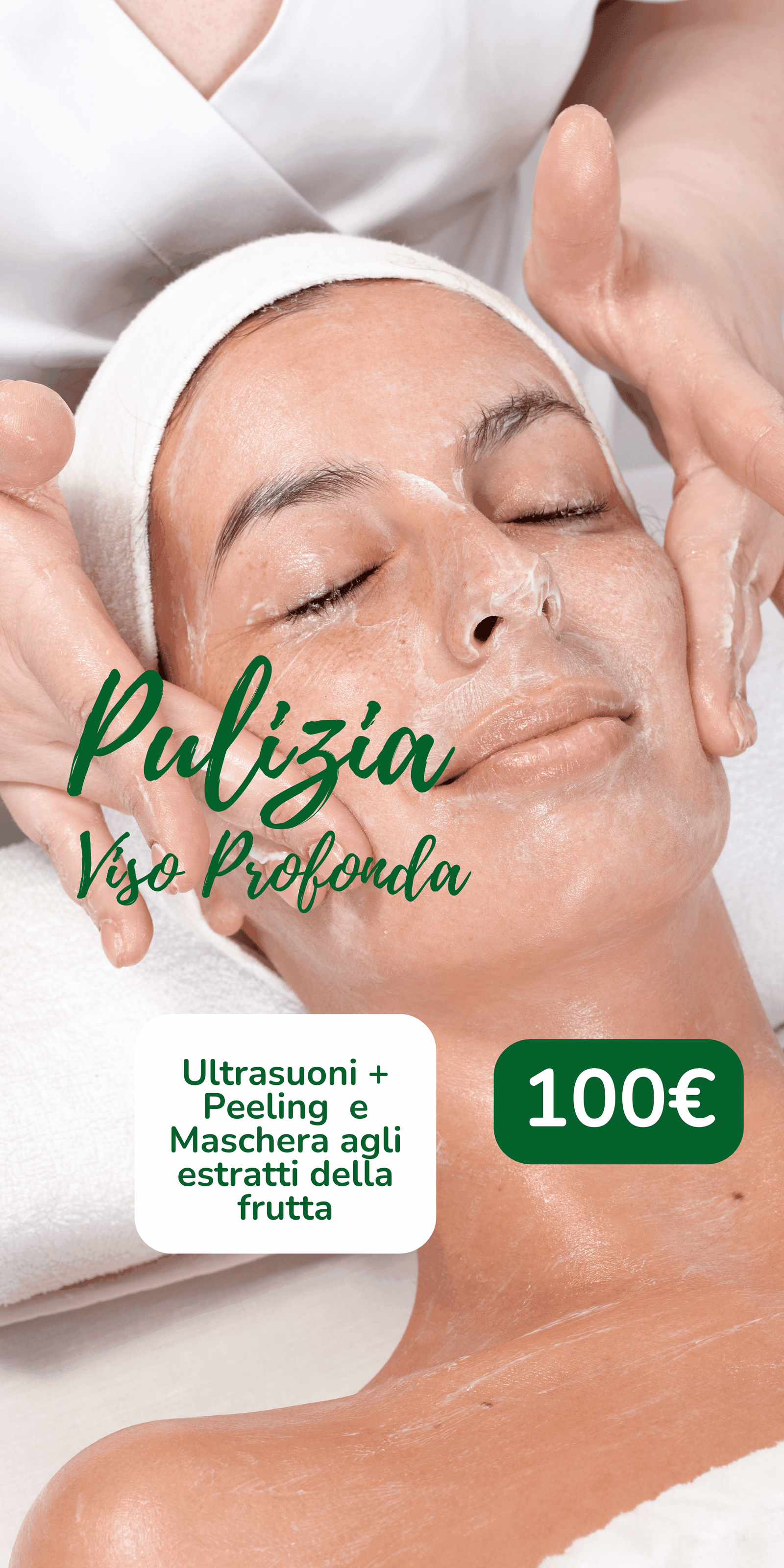 Pulizia viso profonda con peeling Pulizia viso profonda con peeling
