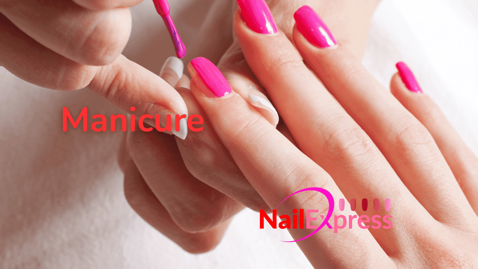 Manicure dry con smalto semplice a Firenze – NailExpress – unghie rosse naturali e curate, trattamento professionale zona Isolotto